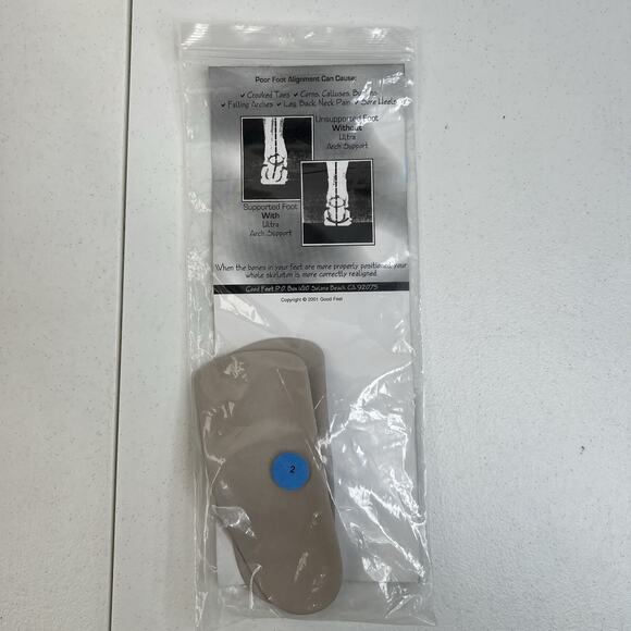 The Good Feet Store Insert Ultra Size 2 Arch Support Align All Shoe Sizes - Picture 2 of 12
